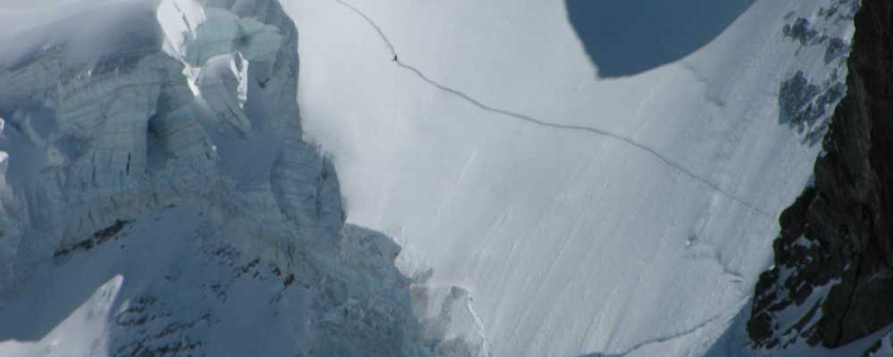 Le Jeniel (Diagaonal) Couloir Glaciar du Rateau